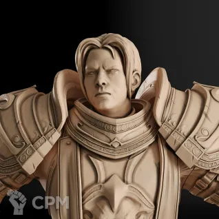 Описание картинки Anduin Wrynn Фигурка (World of Warcraft) от GAS3TXD  по цене 3 900руб | Свободный Рынок Миниатюр - СРМ