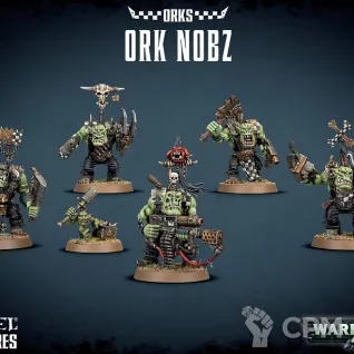 Описание картинки Ork Nobz от casper2787 по цене 2 000руб | Свободный Рынок Миниатюр - СРМ
