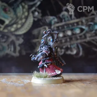 Описание картинки Adeptus Mechanicus Kastelan Robots and Tech-Priest от Biosphere по цене 8 500руб | Свободный Рынок Миниатюр - СРМ