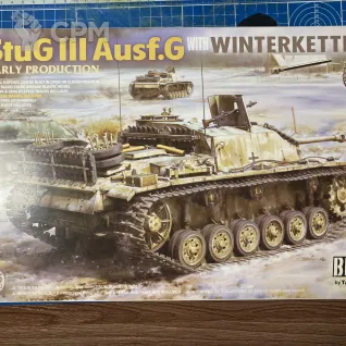 Описание картинки 1/35 StuG 3 Ausf.G with winterketten early production от TAKOM от Snork по цене 2 650руб | Свободный Рынок Миниатюр - СРМ