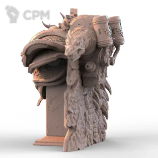 Описание картинки Vulkan  Bust от Kapers Point по цене 1 251руб | Свободный Рынок Миниатюр - СРМ