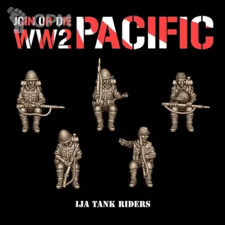 Описание картинки IJA TANK RIDERS от 3DPrintClub по цене 95руб | Свободный Рынок Миниатюр - СРМ