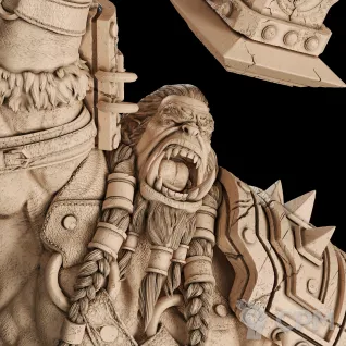 Описание картинки Thrall Фигурка (World of Warcraft) от GAS3TXD  по цене 5 900руб | Свободный Рынок Миниатюр - СРМ