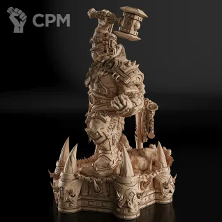 Описание картинки Thrall Фигурка (World of Warcraft) от GAS3TXD  по цене 5 900руб | Свободный Рынок Миниатюр - СРМ