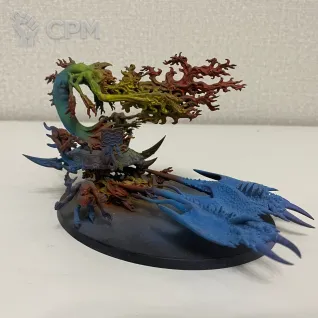 Описание картинки burning chariot of tzeentch от Pan по цене 4 000руб | Свободный Рынок Миниатюр - СРМ