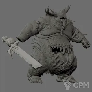 Описание картинки Great Unclean One от F4Mp по цене 2 250руб | Свободный Рынок Миниатюр - СРМ