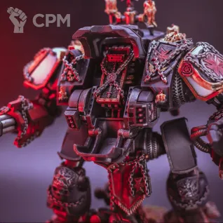 Описание картинки Black Templars Redemptor Dreadnought от Kapers Point по цене 1 350руб | Свободный Рынок Миниатюр - СРМ