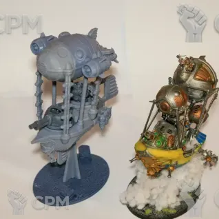 Описание картинки Arkanaut Frigate от Alerond по цене 1 500руб | Свободный Рынок Миниатюр - СРМ