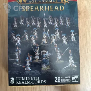 Описание картинки Spearhead: Lumineth Realm-lords от zurdo по цене 14 000руб | Свободный Рынок Миниатюр - СРМ