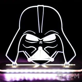 Описание картинки Декоративный светильник Darth Vader от Строго по-Имперски по цене 4 000руб | Свободный Рынок Миниатюр - СРМ