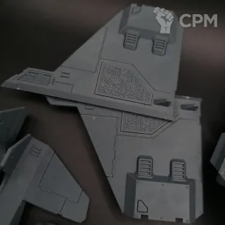 Описание картинки Corvus Blackstar Deathwatch от @Avdohaprint по цене 2 200руб | Свободный Рынок Миниатюр - СРМ