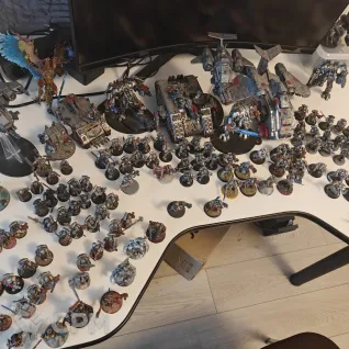 Описание картинки Армия Grey Knights от TrTinf по цене 60 000руб | Свободный Рынок Миниатюр - СРМ