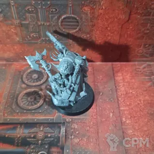 Описание картинки Chaos Lord in Terminator armour от OMG_SL по цене 1 500руб | Свободный Рынок Миниатюр - СРМ