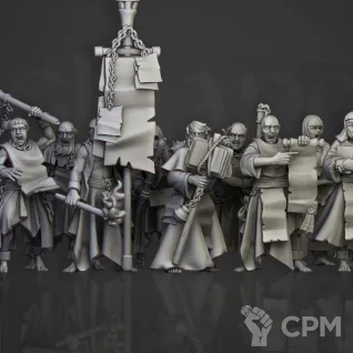 Описание картинки Cities of Sigmar - Empire Fanatics / Zealots от 3Д печать миниатюр по цене 2 818руб | Свободный Рынок Миниатюр - СРМ