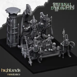 Описание картинки Pharaoh Funeral Ship от 3DPrintClub по цене 1 800руб | Свободный Рынок Миниатюр - СРМ