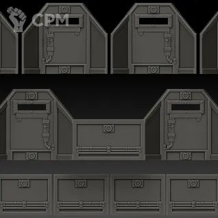 Описание картинки Defence line set от WebWay 3D по цене 1 330руб | Свободный Рынок Миниатюр - СРМ