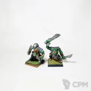 Описание картинки Orcs &amp; Goblins Orc Boyz x10 от MiniaturesFAN по цене 3 300руб | Свободный Рынок Миниатюр - СРМ