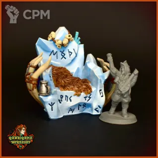 Описание картинки Трон великана от Gabrigame_Terrain по цене 300руб | Свободный Рынок Миниатюр - СРМ
