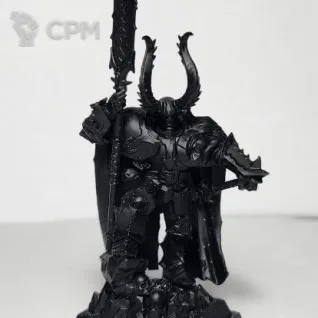 Описание картинки Chaos Lord. Оригинал пластик в грунте. от Shamkin по цене 2 750руб | Свободный Рынок Миниатюр - СРМ