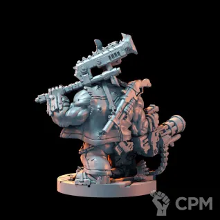Описание картинки Миниатюра Варбосс Терминаторк,  Warboss от Brother Ork по цене 1 100руб | Свободный Рынок Миниатюр - СРМ