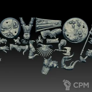 Описание картинки Gorechosen of Dromm (Scan) от AxeL's Forge по цене 700руб | Свободный Рынок Миниатюр - СРМ
