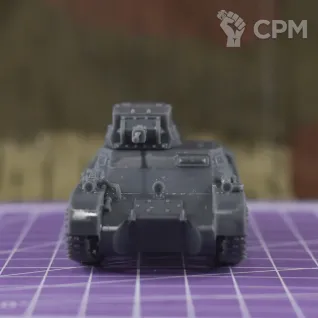 Описание картинки Немецкий легкий танк Panzer l А с 20мм пушкой Бреда / масштаб 1:56/ 28мм от DModels по цене 400руб | Свободный Рынок Миниатюр - СРМ
