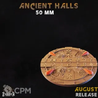 Описание картинки Ancient Halls Base 50мм от 3Д-Печка по цене 130руб | Свободный Рынок Миниатюр - СРМ