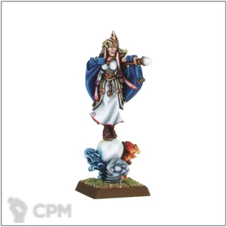Описание картинки Mage on Elemental Base от OldHammer Мастерская по цене 350руб | Свободный Рынок Миниатюр - СРМ