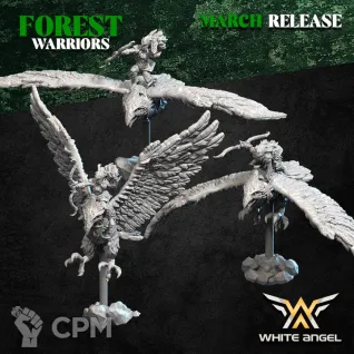 Описание картинки Warhawk Riders x3 от Lazurith по цене 1 300руб | Свободный Рынок Миниатюр - СРМ