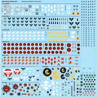 Описание картинки Armageddon Transfer Sheet от aldger по цене 500руб | Свободный Рынок Миниатюр - СРМ