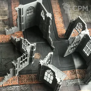Описание картинки Комплект руин Сектора Империалис 3д печать от 3D Wargaming по цене 1 850руб | Свободный Рынок Миниатюр - СРМ