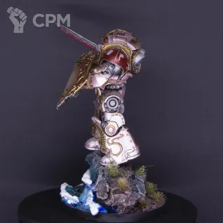 Описание картинки Adeptus Custodes Galatus Dreadnought от Brushsinger по цене 10 230руб | Свободный Рынок Миниатюр - СРМ