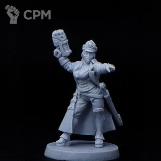Описание картинки commissar Elizabeth Raven от Brother Vinni по цене 410руб | Свободный Рынок Миниатюр - СРМ