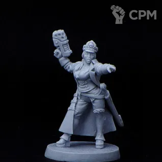 Описание картинки commissar Elizabeth Raven от Brother Vinni по цене 410руб | Свободный Рынок Миниатюр - СРМ