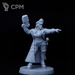 Описание картинки commissar Elizabeth Raven от Brother Vinni по цене 410руб | Свободный Рынок Миниатюр - СРМ