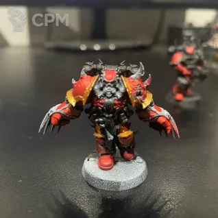 Описание картинки Chaos Space Marine Chosen от xRECLUSEx по цене 3 000руб | Свободный Рынок Миниатюр - СРМ