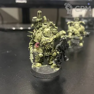 Описание картинки Death Guard Plague Marines от xRECLUSEx по цене 3 500руб | Свободный Рынок Миниатюр - СРМ
