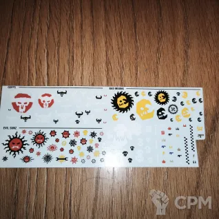 Описание картинки Orks, Armageddon transfer sheet от GLOM по цене 100руб | Свободный Рынок Миниатюр - СРМ