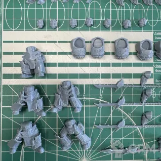 Описание картинки Emperor's Children Phoenix Terminators от Recruiter по цене 1 500руб | Свободный Рынок Миниатюр - СРМ