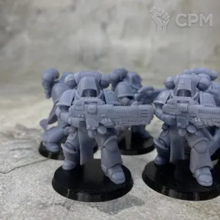 Описание картинки Dark Angels Hellblasters от Миньки Молота Войны по цене 1 500руб | Свободный Рынок Миниатюр - СРМ
