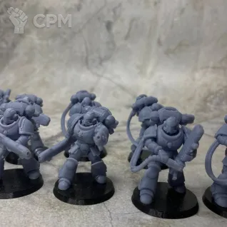 Описание картинки Primaris Hellblasters от Миньки Молота Войны по цене 1 500руб | Свободный Рынок Миниатюр - СРМ