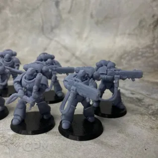 Описание картинки Primaris Hellblasters от Миньки Молота Войны по цене 1 500руб | Свободный Рынок Миниатюр - СРМ