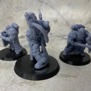 Описание картинки Marneus Calgar with Victrix Honour Guard от Миньки Молота Войны по цене 540руб | Свободный Рынок Миниатюр - СРМ