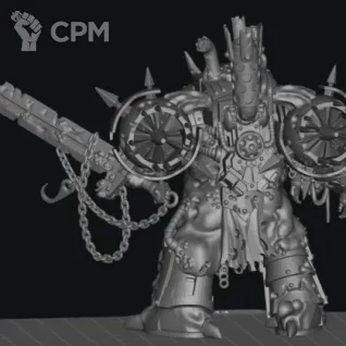 Описание картинки Daemon Prince nurgl от Хитрый гретчин  по цене 740руб | Свободный Рынок Миниатюр - СРМ