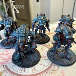 Описание картинки Imperial Knights: Knight Armigers от  по цене 7 500руб | Свободный Рынок Миниатюр - СРМ