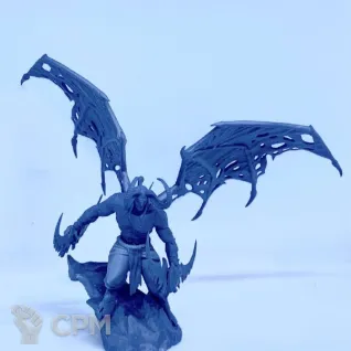 Описание картинки Иллидан Ярость Бури / WoW / Illidan Stormrage от Flameborn_Minis по цене 1 750руб | Свободный Рынок Миниатюр - СРМ