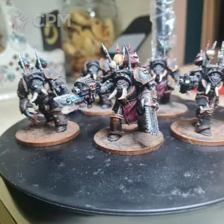 Описание картинки Chaos Terminator Squad №1 от Rauch по цене 1 500руб | Свободный Рынок Миниатюр - СРМ