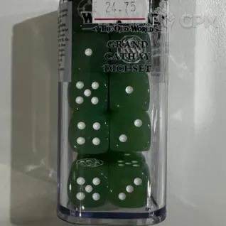 Описание картинки Grand Cathay Dice Set - Warhammer The Old World - New, Unused от Mundungus по цене 3 699руб | Свободный Рынок Миниатюр - СРМ