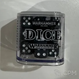 Описание картинки Citadel Grey Dice - New, Unused от Mundungus по цене 1 199руб | Свободный Рынок Миниатюр - СРМ