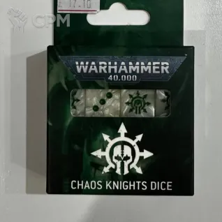 Описание картинки Chaos Knights Dice NEW - Warhammer 40k CK - New, Unused от Mundungus по цене 2 999руб | Свободный Рынок Миниатюр - СРМ